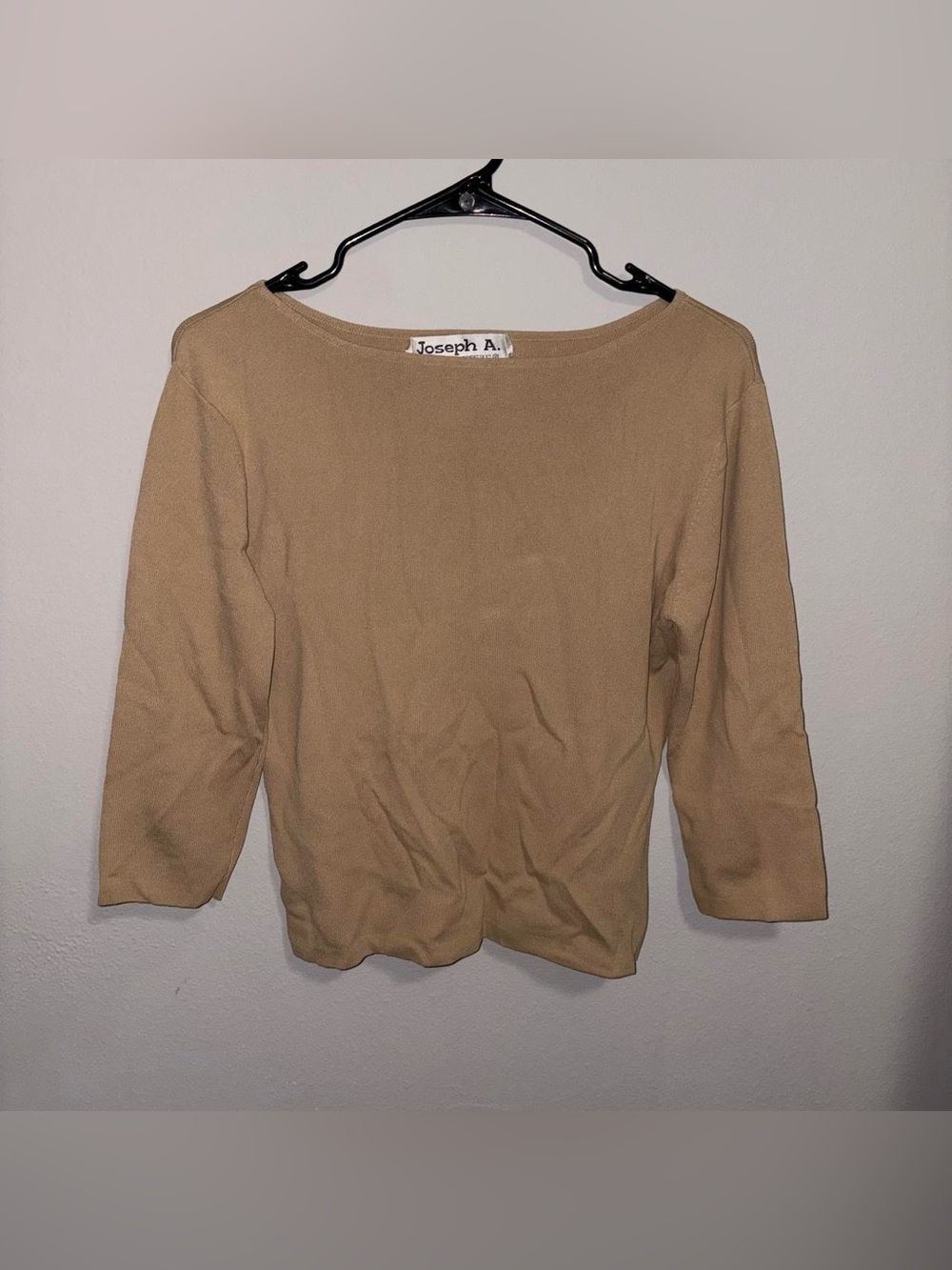 Joseph A. high quality viscose tan blouse top